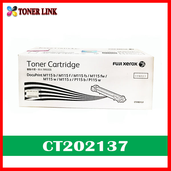 Original Fuji Xerox CT202137 Toner Cartridge Black